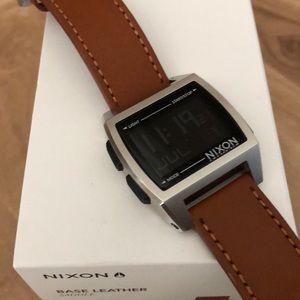 nixon base leather